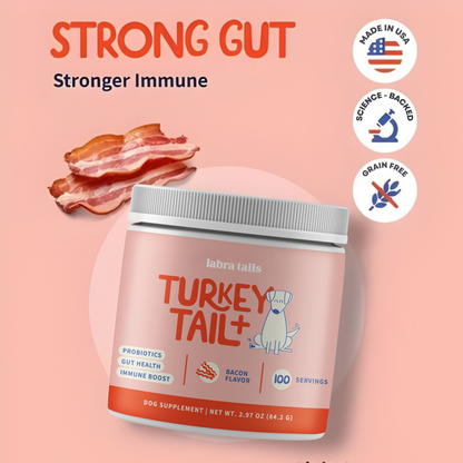 Turkey Tail+ Mushroom | Probiotics Formula For Puppies™