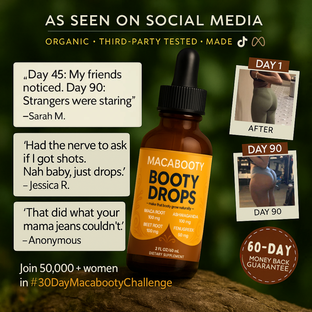 Curvy Confidence Boost™ Booty Drops - BBL For Women’s Curves & Beauty