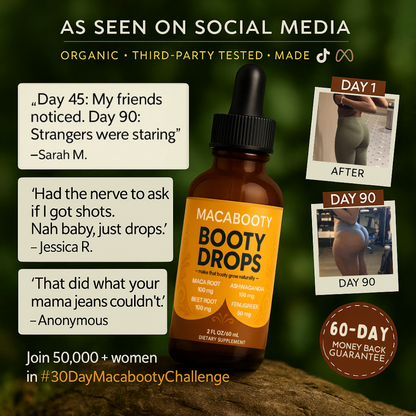 Curvy Confidence Boost™ Booty Drops - BBL For Women’s Curves & Beauty