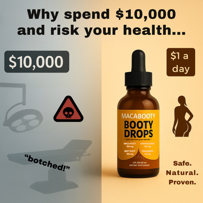 Curvy Confidence Boost™ Booty Drops - BBL For Women’s Curves & Beauty